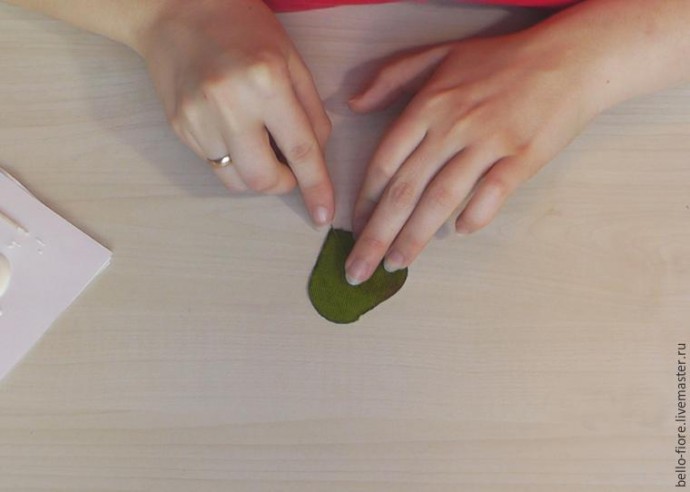 Создаем мак "Strawberry Dessert" из шелка: часть 1