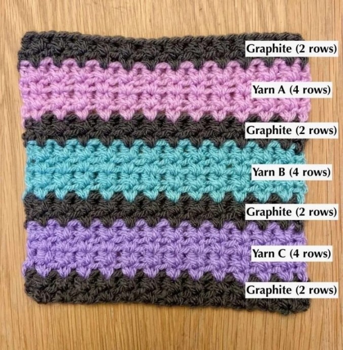 Плед или коврик крючком