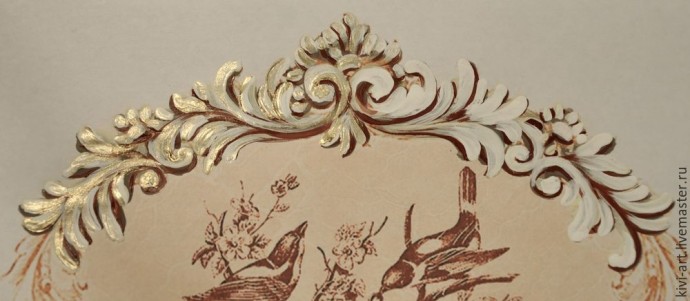 Декорируем чайную коробку "В старом шале": часть 3