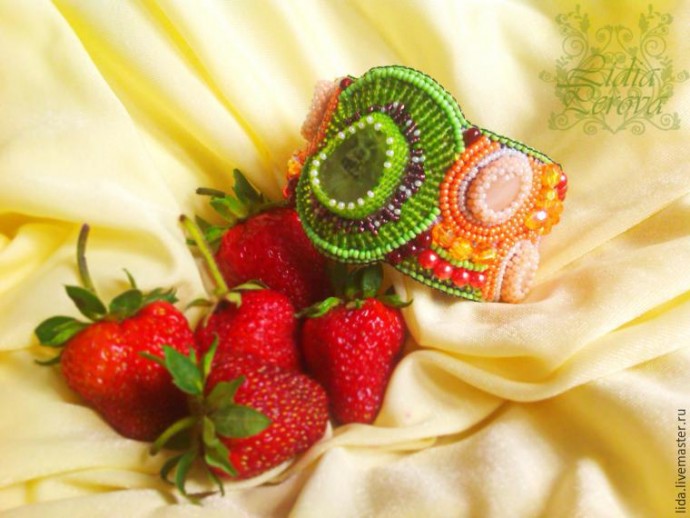 ​Вышиваем браслет "Тутти-Фрутти": часть 2