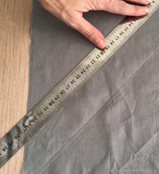 Способ обработки швов изделия без оверлока