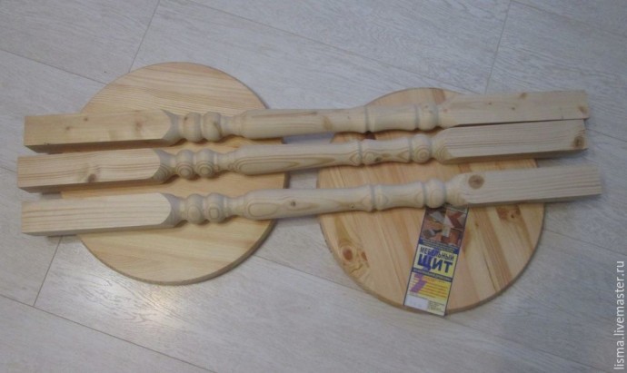 Мастерим кофейный столик с "коваными" элементами: часть 1