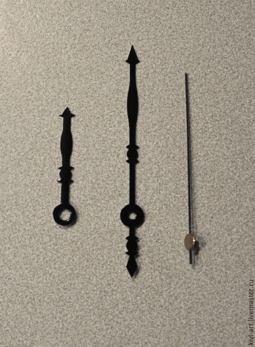 ​Мастер-класс по декорированию часов "Синяя зима": часть 3