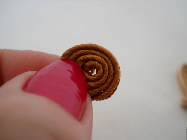 Сутажные серьги "Ромашки по-восточному": мастер-класс, часть 3