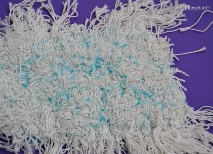 Создаем фактурный войлок из хлопковых ниток и шерсти Создаем фактурный войлок из хлопковых ниток и шерсти