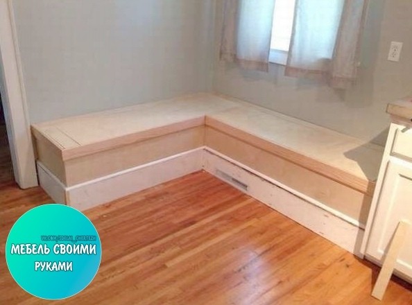 Угловая скамейка на кухню