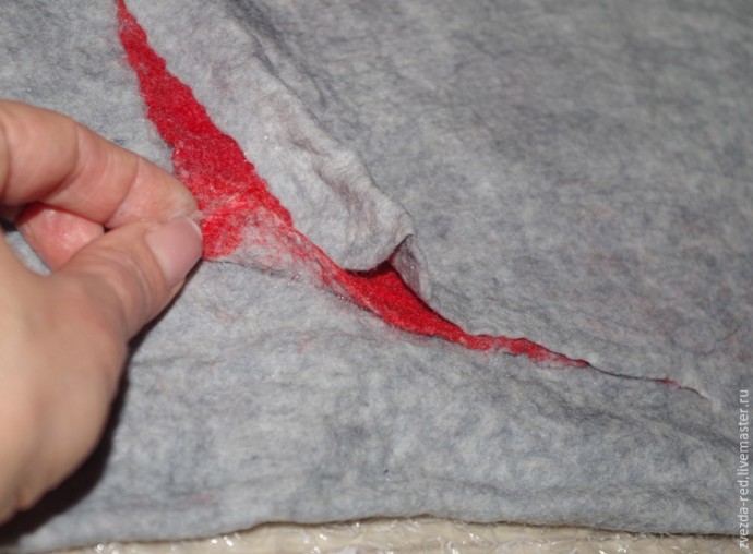 Чудной кармашек: делаем необычный карман с фермуарной застежкой, часть 2