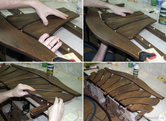 Мастерим дачную скамью "Полевая ромашка": часть 5