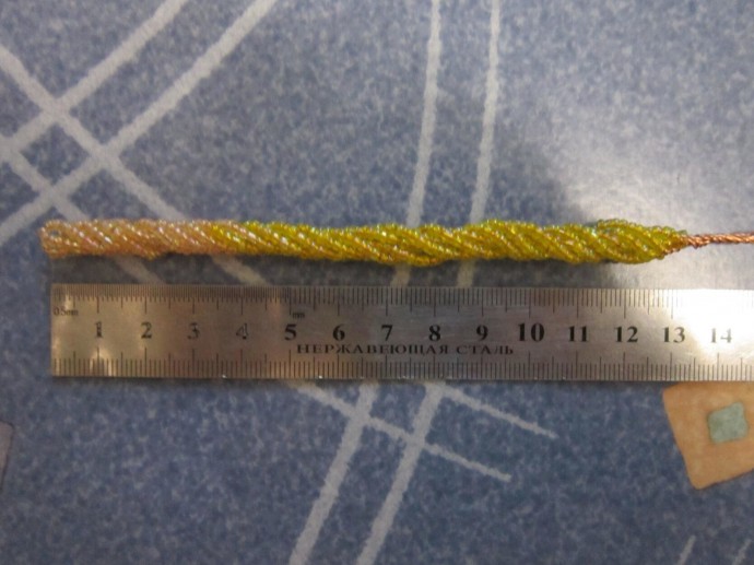 Антуриум из бисера