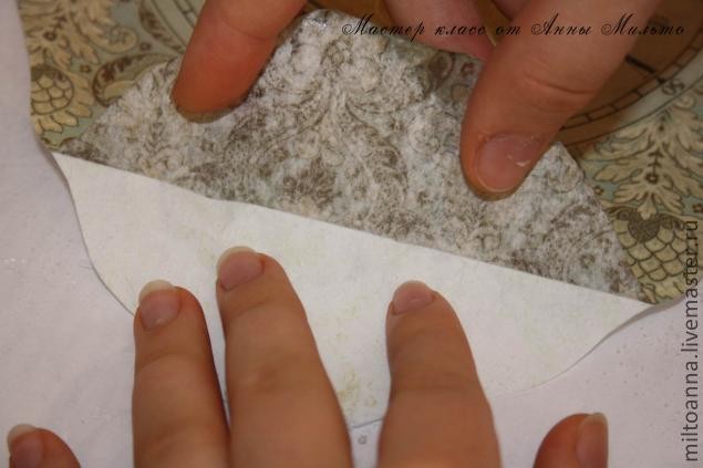 Часы в технике классического декупажа: часть 1