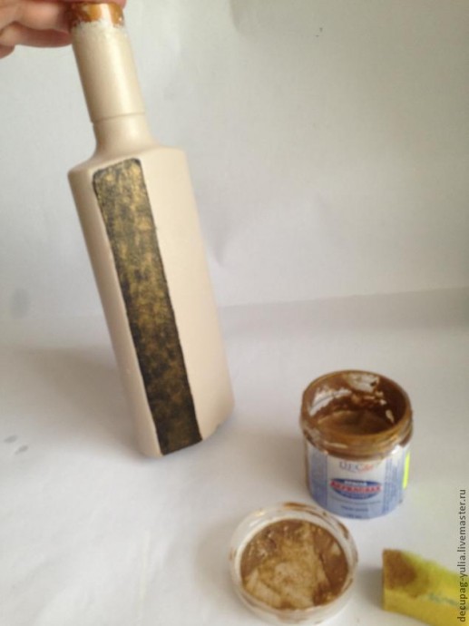 Декупаж с применением 2-шагового кракелюра: часть 1