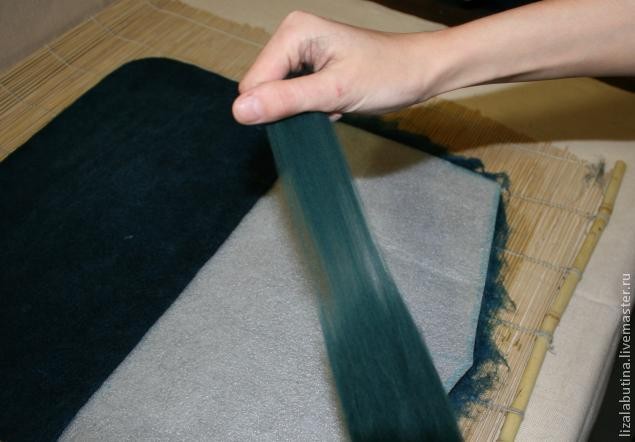 ​Валяный клатч: часть 2