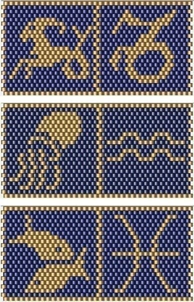 Брелок из бисера "Знаки Зодиака"