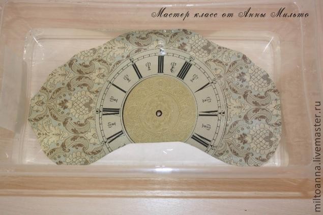 Часы в технике классического декупажа: часть 1