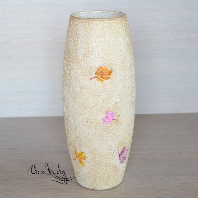 ​Декорируем вазу "Крокусы": часть 3