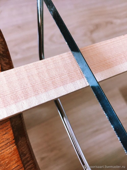 Деревянный держатель для постера: часть 1