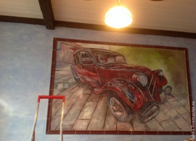 Декор стены: настенная структурная живопись