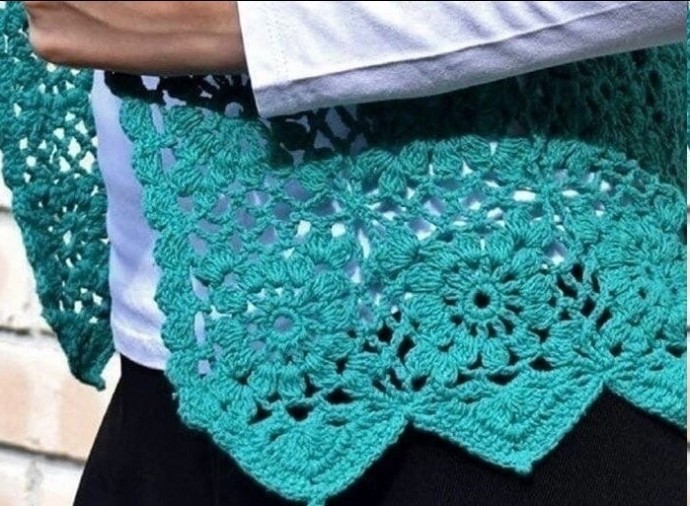 Жилетка крючком