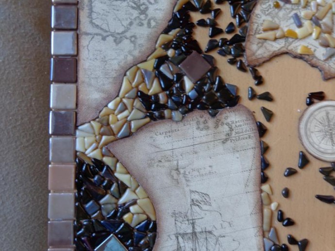 Мозаичный столик "Остров сокровищ"