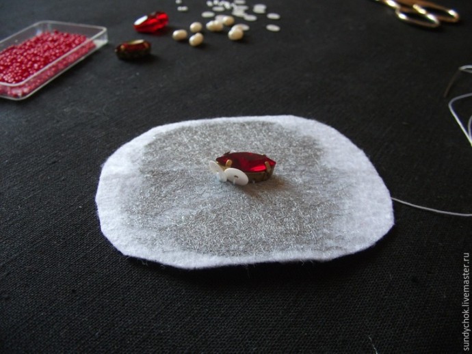 ​Создаем свадебные серьги "Мирослава": часть 1