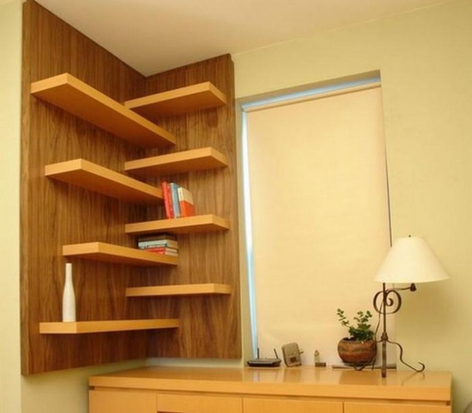 Идеи угловых полок