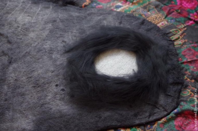 Мастер-класс по валянию сумки "Матрёнушка" с использованием платка: часть 2