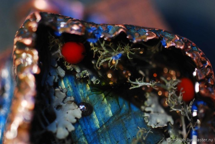 ​Делаем кулон из меди с заливкой ювелирной смолой: часть 3