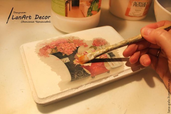 ​Шкатулка "Цветочное утро": мастер-класс, часть 2