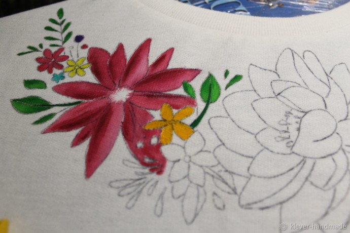 Расписываем одежду красками по ткани: часть 3