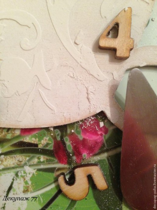 ​Создание настенных часов "Кошка-хамелеон": часть 2