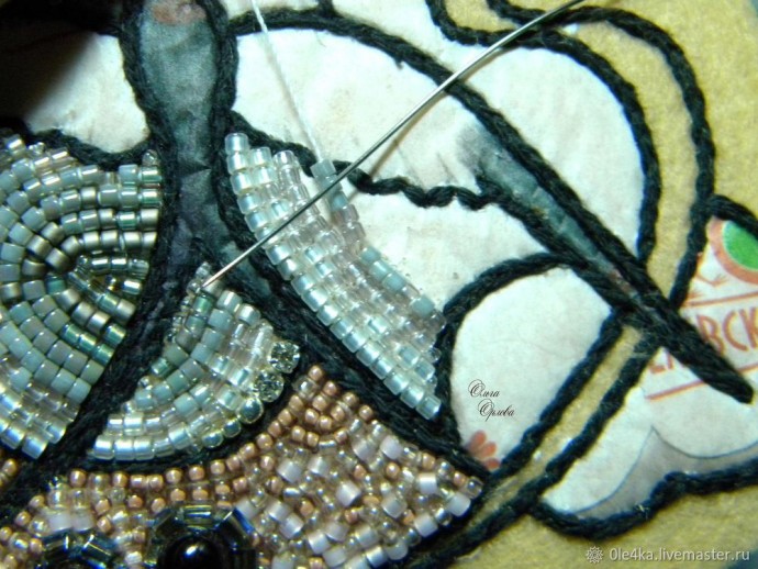 Вышиваем бисером "Облачко": часть 1