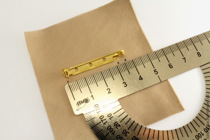 ​Вышиваем бисером брошь "Колоски": часть 3