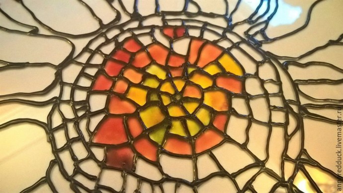 Делаем витражный светильник