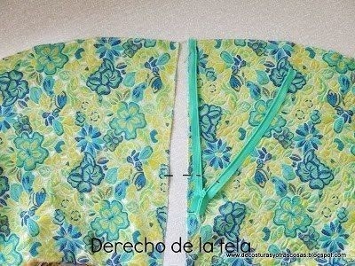 Как вшить потайную молнию в юбку с подкладкой