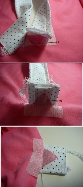 Застежка поло без воротника