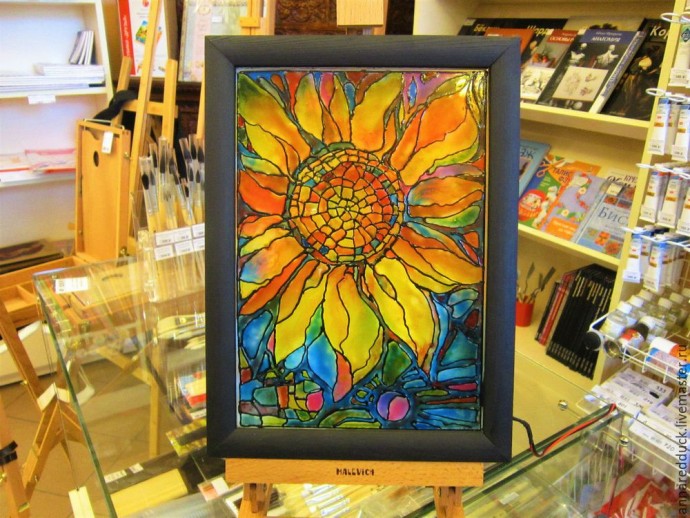 Делаем витражный светильник