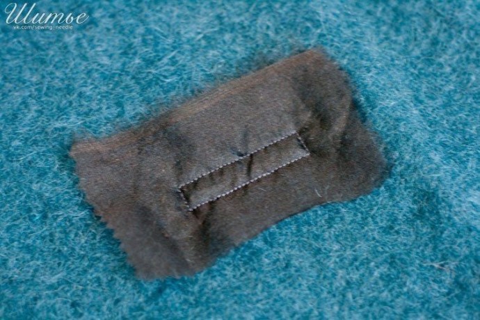 Как сделать петлю для пуговицы "в рамку"