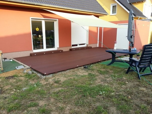 Терраса на даче своими руками