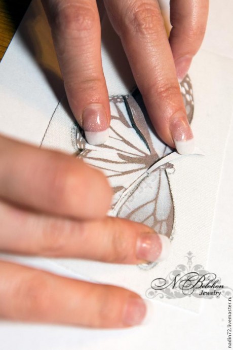 ​Вышивка бисером "Брошь-бабочка экзотическая": мастер-класс, часть 1