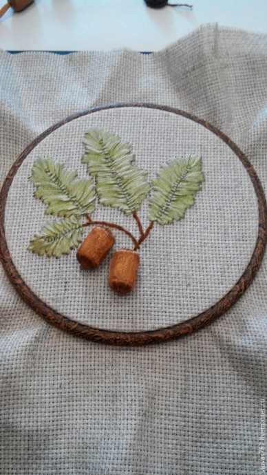 Создаем панно "Осенние желуди"