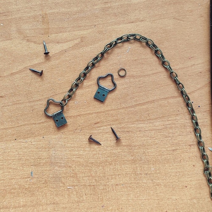 ​Как сделать многоуровневую ключницу с поталью и росписью: часть 4