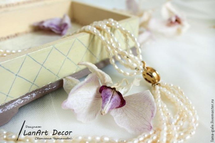 Шкатулка "Цветочное утро": мастер-класс, часть 4