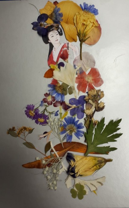 ​Люди в технике ошибана