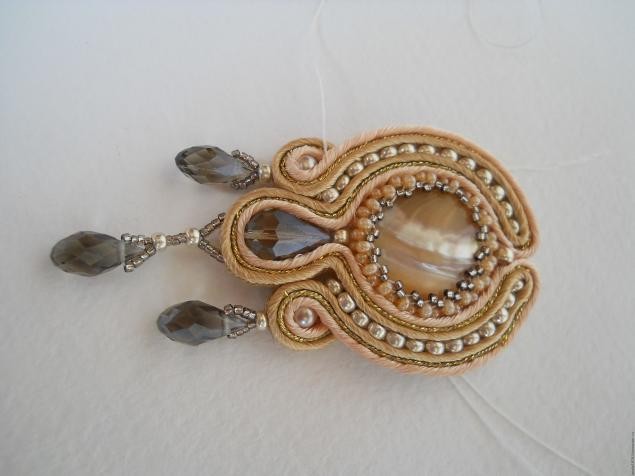 ​Мастер-класс по сутажу "Сутажные серьги Винтаж": часть 7