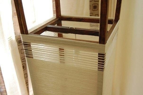 Напольный светильник своими руками