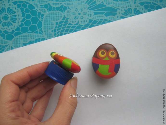 Держатель для украшений "Осенний топиарий": мастер-класс, часть 2