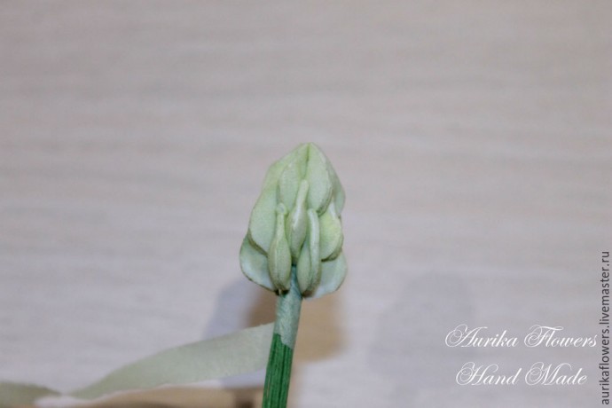 Как сделать люпин из иранского фоамирана: часть 5