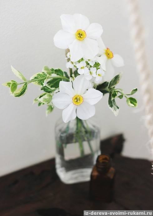 Подвешенная полка из спила Подвешенная полка из спила