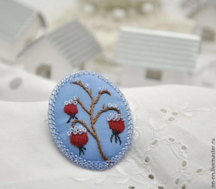 Броши из фетра с вышивкой: выбираем фетр для вышивки броши