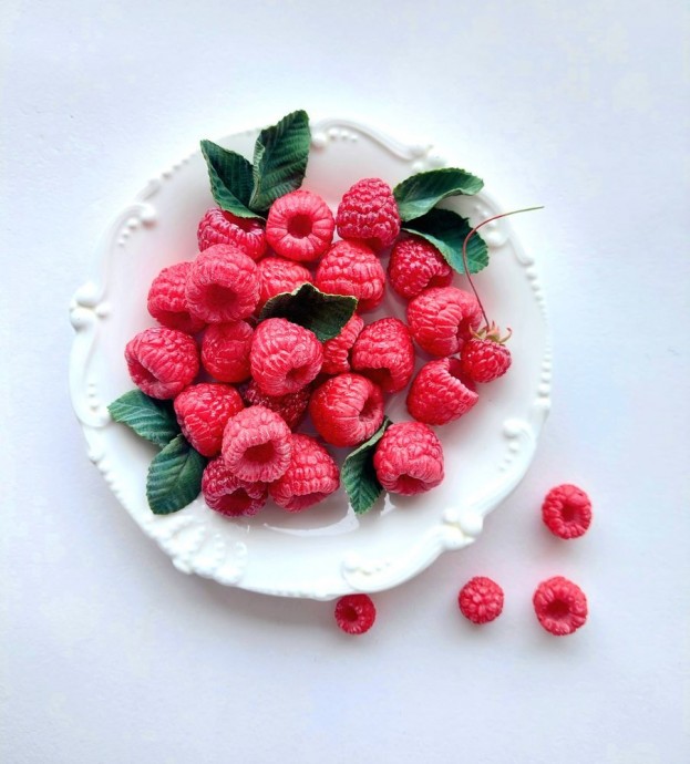 ​Секреты создания реалистичных ягод малины